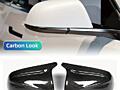 Tesla Model 3 накладки на крышку зеркала заднего вида - карбон.