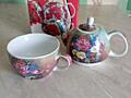Набор чайный из 2-х предметов. Новый - 50 руб.