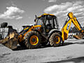 Экскаватор JCB 3CX и Самосвалы