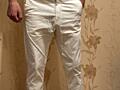 Мужские белые брюки