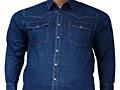 Cămașă din denim mărime mare.