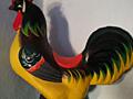 Раритетный петух на колесиках. Каталка для детей