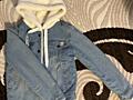 Продам осеннюю теплую джинсовую куртку