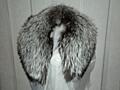 Продам Воротник из натурального меха серебристо-чёрной Новый!