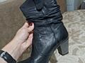 Кожаные сапожки. Состояние 9/10