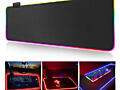 RGB LED геймерский цветной игровой коврик для клавиатуры и мыши
