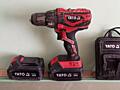 Шуруповерт Yato 18V + зарядка + 2 аккумулятора 3.0 Ah + кейс