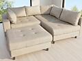 Угловой диван с подушками
