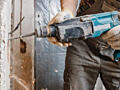 Работа перфоратором, болгарка. Сверление отверстий в бетоне. Сверление