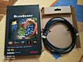 AudioQuest HDMI 4K-8K BlueBerry 2 m. Оптический кабель Hicon 0.75 м.