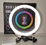 Кольцевая светодиодная Led Лампа(RGB) MJ36 см