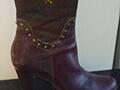 Б/у сапоги 38р-р кожа
