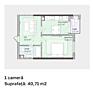 Se vinde apartament cu 1 camera, în complexul rezidențial situat pe ..