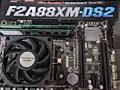 Продам комплект. FM2+ (F2A88XM-DS2), A8-6600 (4 ядра), DDR3 8Гб (4х2).