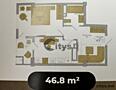 Apartament - 46 m² , Chisinau
