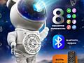 Ночник космонавт-проектор звездное небо с колонкой