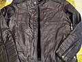 Куртка кожаная с утеплителем, мужская (размер S)