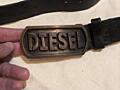 Diesel ремень мужской кожаный