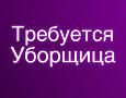 Требуется уборщица. Центр города. Работа дневная.