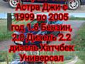 Разбираю Опель Астра Джи с 1999по 2005 год 1.6 Бен 2.0,2.2 диз