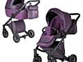 Универсальная коляска 2 в 1 Anex Cross CR(09) Dark Plum Экокожа
