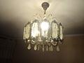 Продам потолочные хрустальные люстры и светильники б/у.
