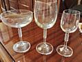 Бокалы рюмки 6шт по 40р 6шт по 35р 6шт по 30р бокальчики по 15р на