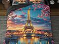 Новый Париж 1 пододеяльник на молнии 200х230 см + 2 наволочки 50х70 см