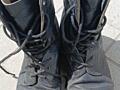 Продаю Кожаные берцы, крепкие, для работы стройки