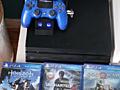 Sony PlayStation 4 Pro 1TB + 2 геймпада + 3 игры+зарядка для 60
