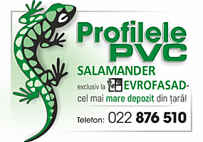 Profilele PVC Salamander, exclusiv la Evrofasad – cel mai mare dep