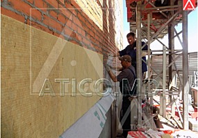 XPS и каменная минвата. XPS si vata minerala bazaltica din piatra.