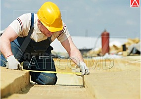 Минеральная вата, полистирол XPS. Vata minerala si XPS.