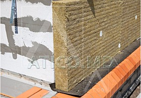 Минеральная вата, полистирол XPS. Vata minerala si XPS.