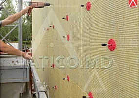 Минеральная вата, полистирол XPS. Vata minerala si XPS.